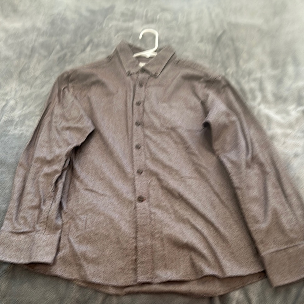 Jos. A. Bank Gray Casual Button Down Shirt